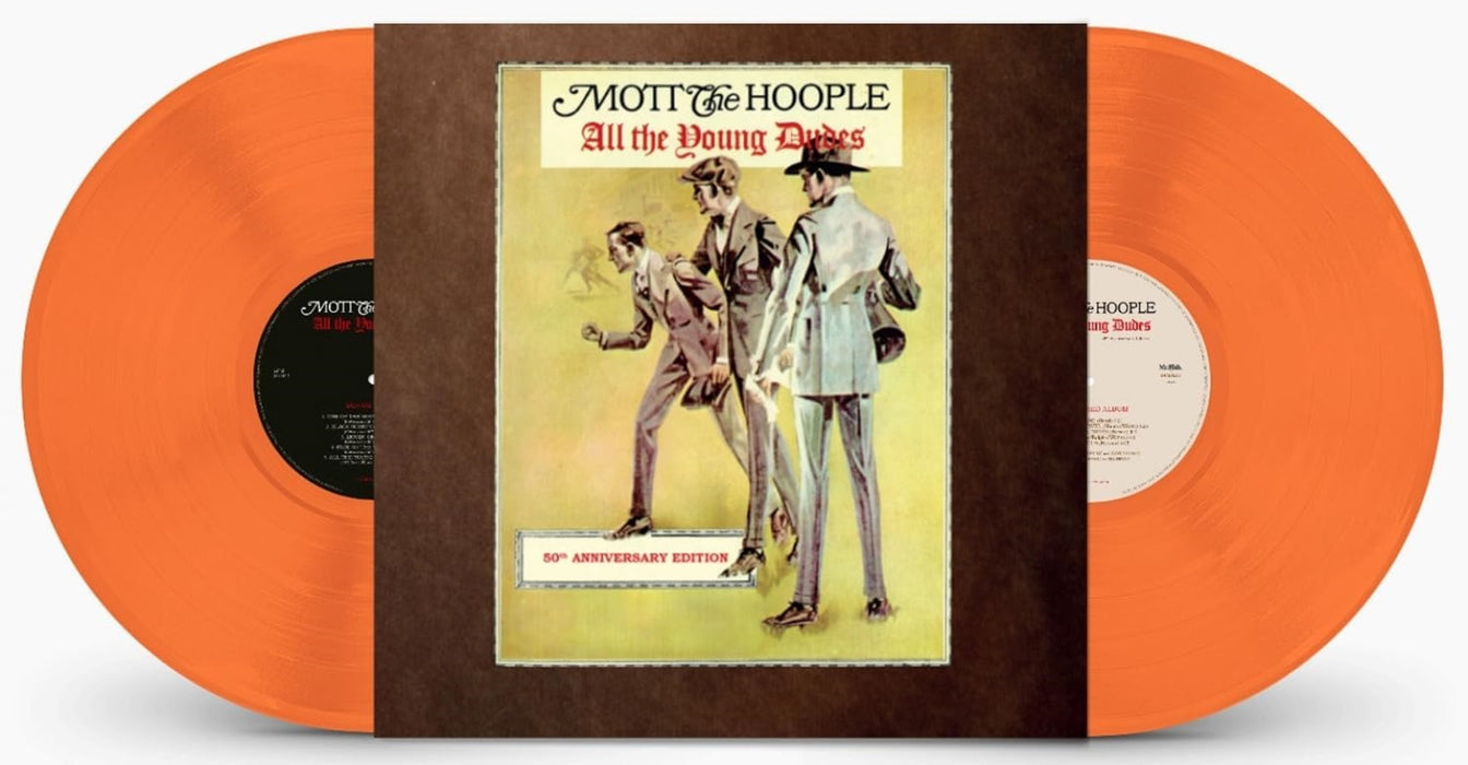 Mott The Hoople All The Young Dudes (50th Anniversary) Vinyl LP Boxset Orange Colour 2023