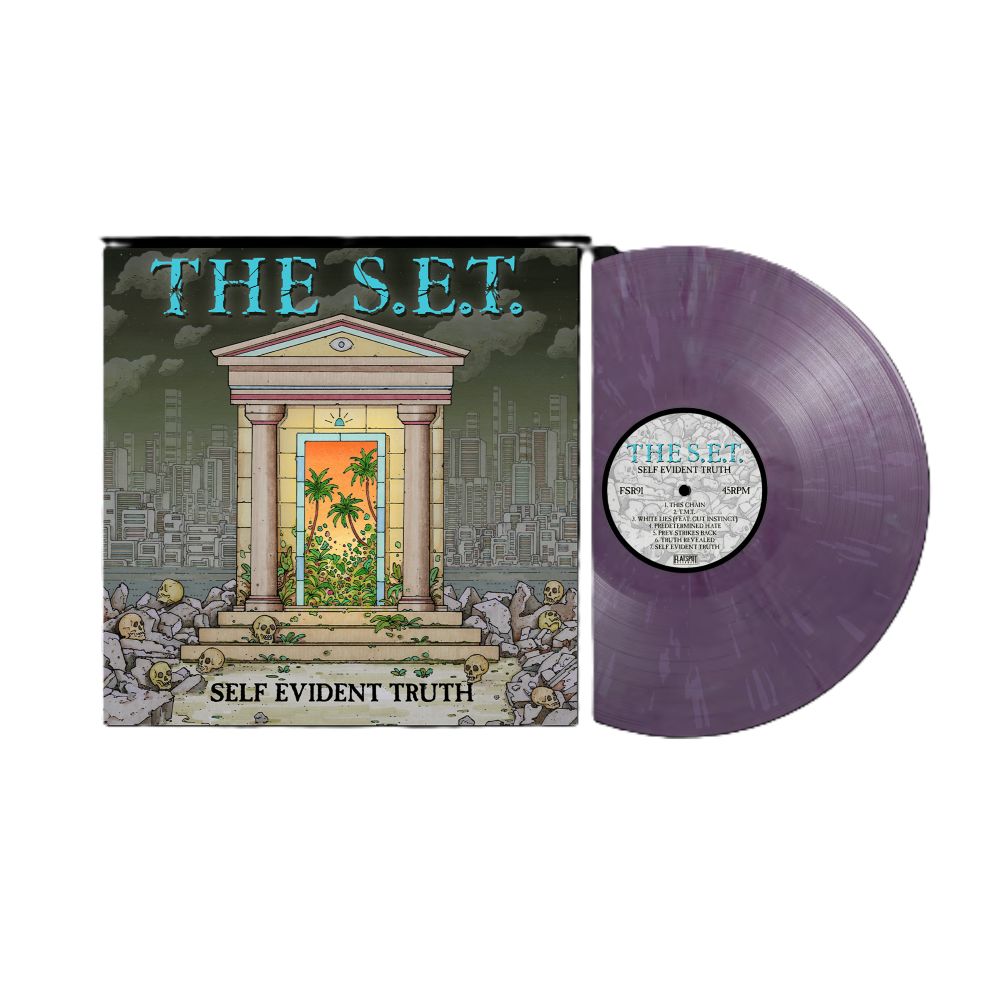 The S.E.T. Self Evident Truth Vinyl LP One-Sided Lavender Eco-Mix Colo ...