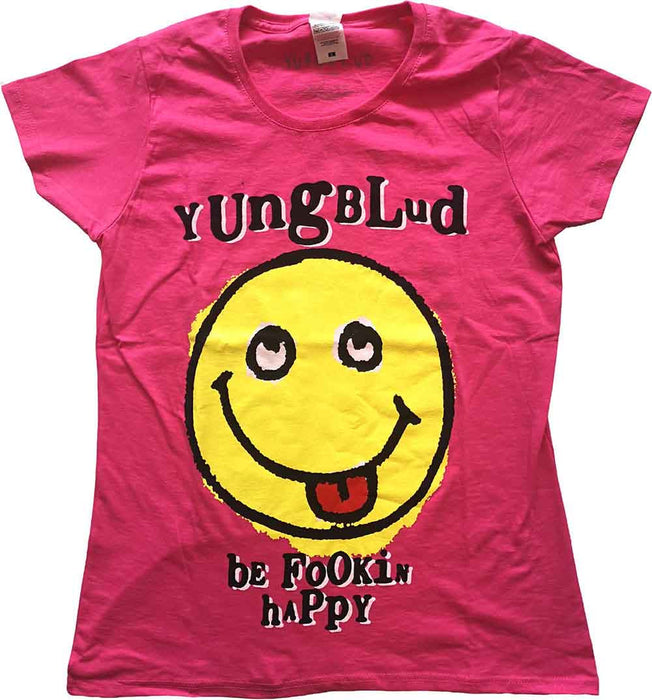 Yungblud Raver Smile Pink Ladies XX-Large T-Shirt