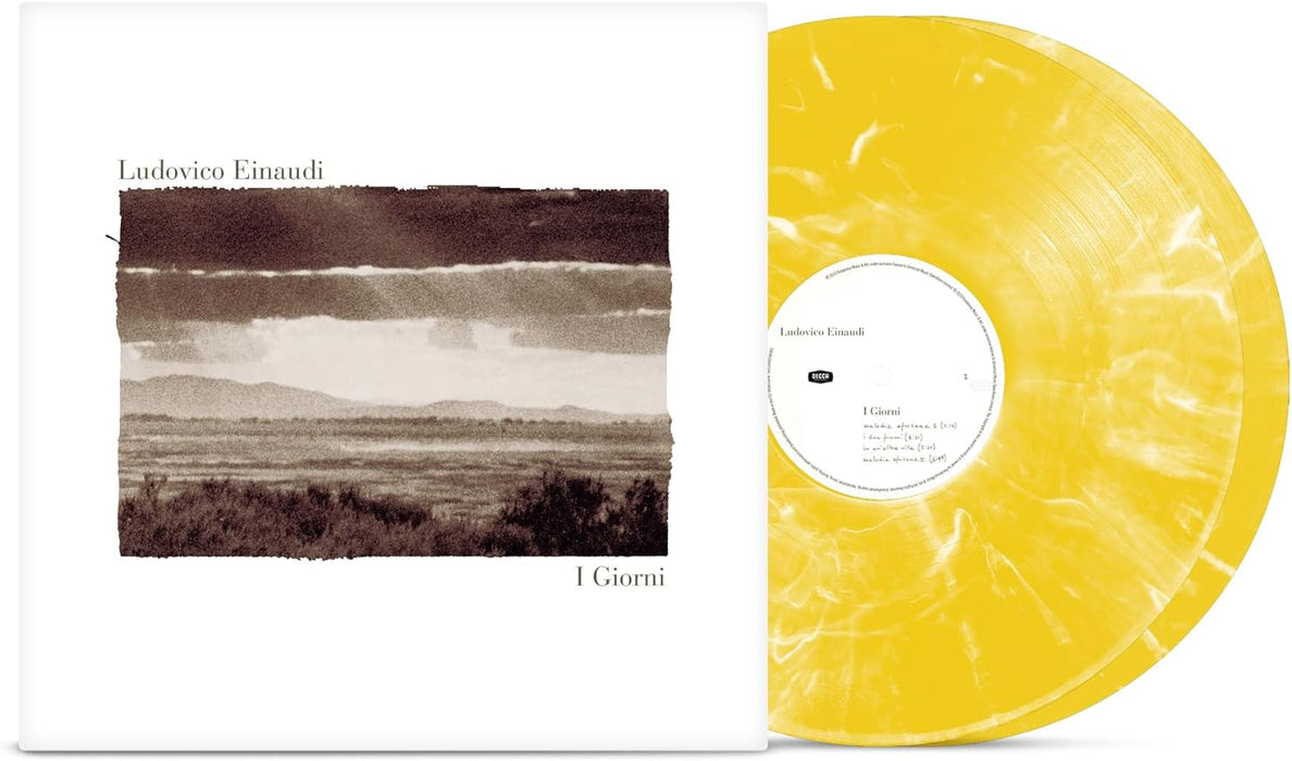 Ludovico Einaudi I Giorni Vinyl LP Yellow & White Marble Colour 2024