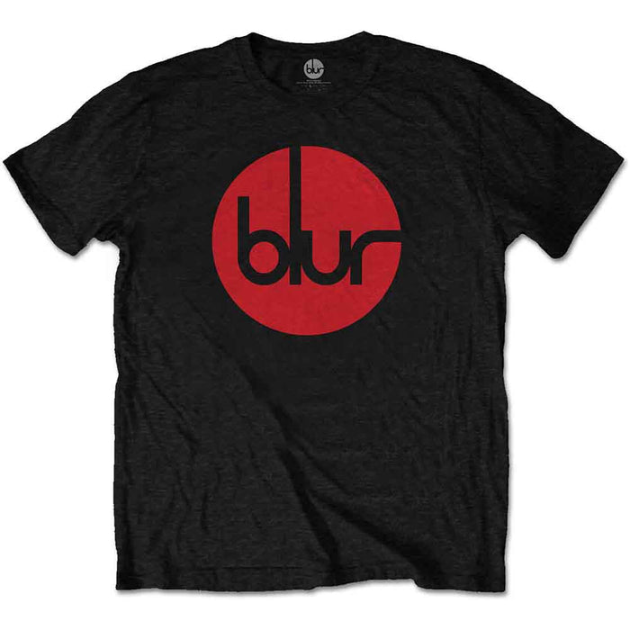 Blur Circle Logo Black Small Unisex T-Shirt