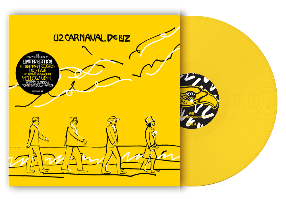 U2 Carnaval De Luz Vinyl LP Indies Yellow Colour Third Man Records Exclusive Due Out 13/11/26
