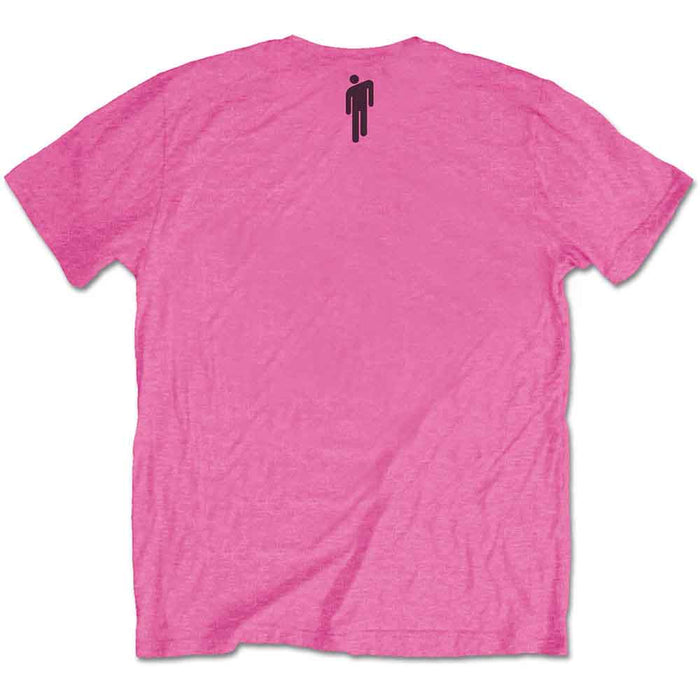 Billie Eilish Racer Logo & Blohsh Pink Large T-Shirt