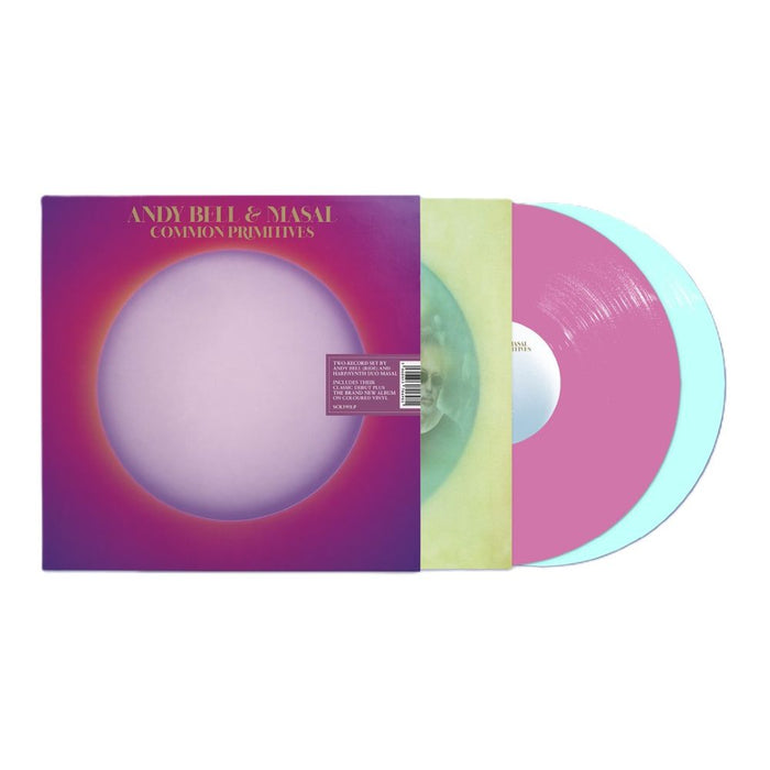 Andy Bell & Masal Common Primitives Vinyl LP Transparent Blue & Violet Colour Due Out 09/10/26