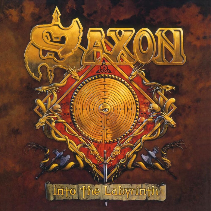 Saxon Into The Labyrinth Vinyl LP Smoke Colour Due Out 09/01/26