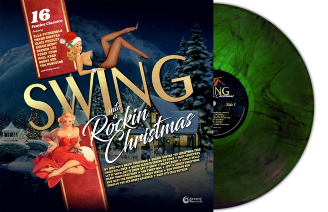 Swing Into A Rockin Christmas Vinyl LP Green Marble Colour 2023