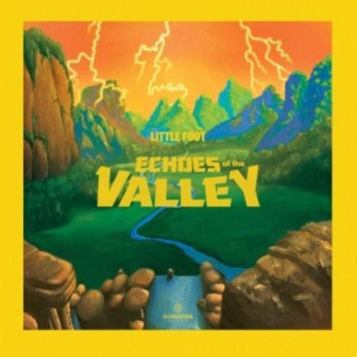 Little Foot Echoes Of The Valley Vinyl LP Blue & White Marble Colour 2025