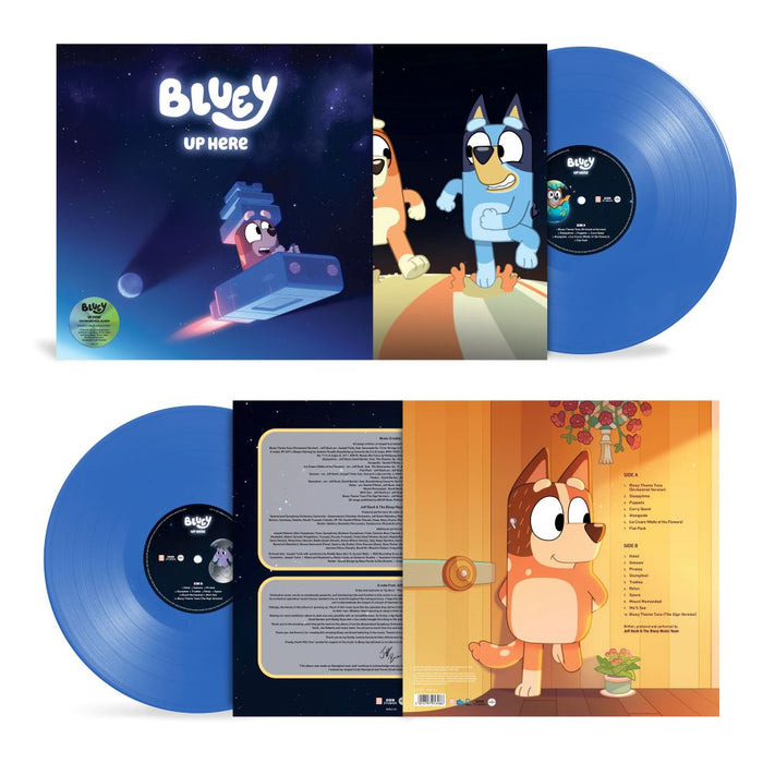 Bluey Up Here Vinyl LP Translucent Blue Colour 2026