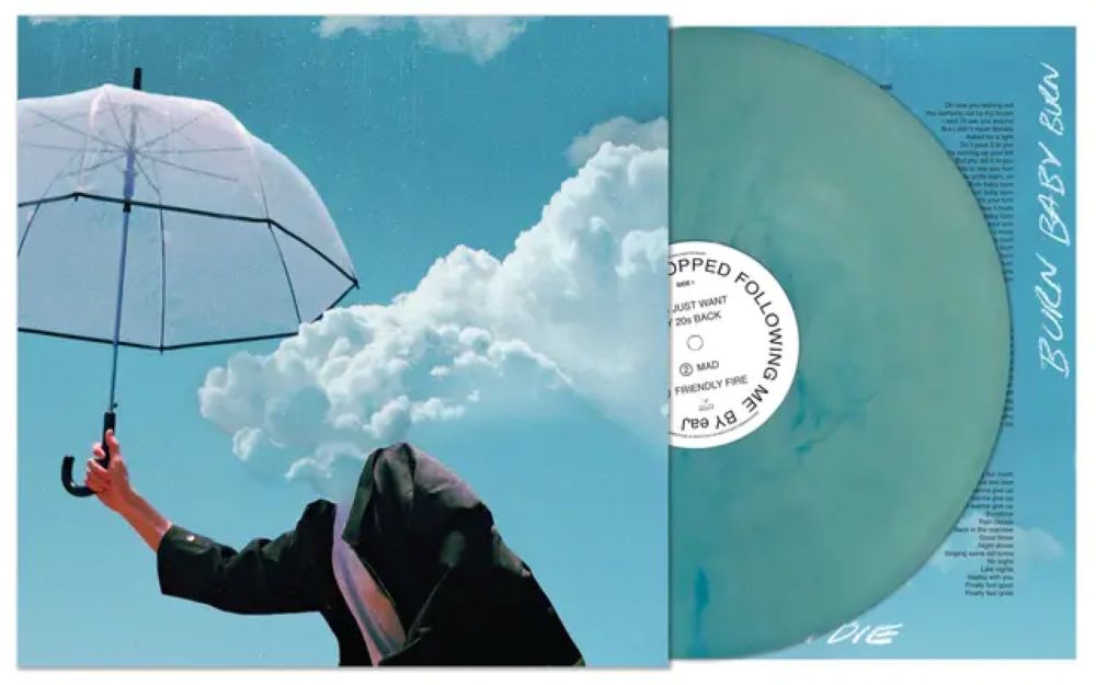eaJ when the rain stopped following me Vinyl EP Indies Ocean Blue Colour 2025