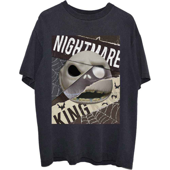 The Nightmare Before Christmas Nightmare Skull Black XX-Large T-Shirt