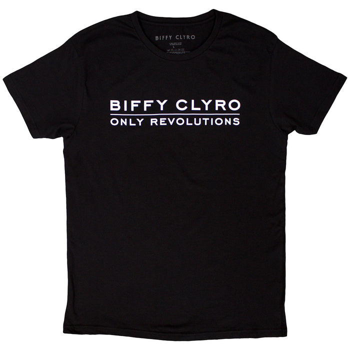 Biffy Clyro Only Revolutions Black Large T-Shirt