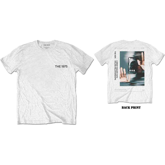 The 1975 ABIIOR Side Face Time White Medium T-Shirt
