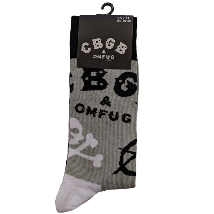 CBGB Unisex Ankle Socks: Logos (Uk Size 7 - 11)