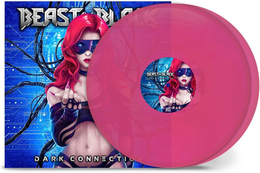 Beast In Black Dark Connection Vinyl LP Transparent Magenta Colour 2024