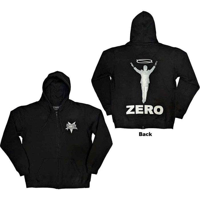 The Smashing Pumpkins Zero Halo Black Small Zipped Hoodie