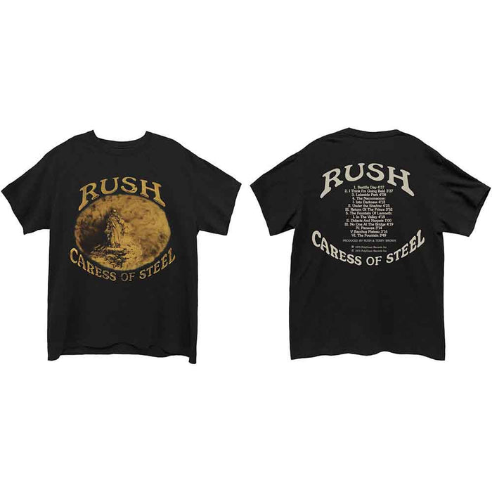Rush Caress Of Steel Black Medium T-Shirt