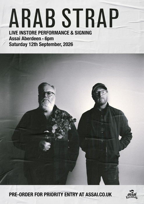 Arab Strap Half-Told Tales Instore Performance & Signing Aberdeen Priority Entry with Pre-Order (6pm Saturday 12th September 2026)