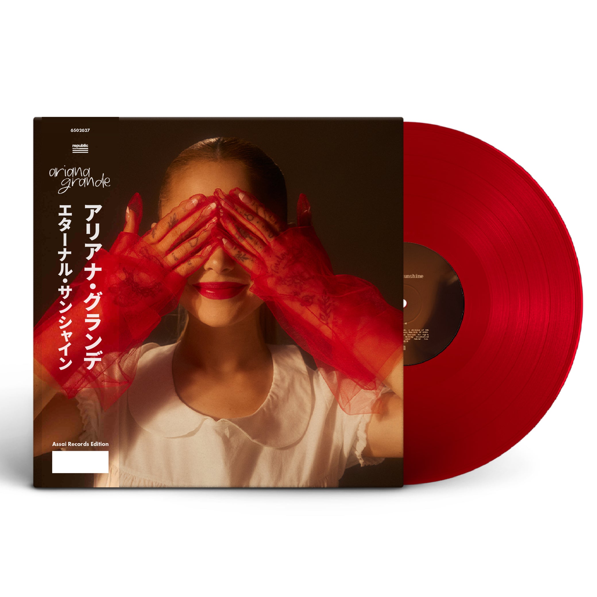 Ariana Grande eternal sunshine Vinyl LP Assai Obi Edition Red Colour 2 ...