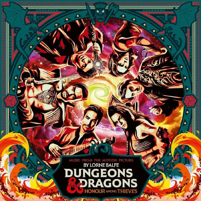 Lorne Balfe Dungeons & Dragons: Honour Among Thieves Vinyl LP Pink Splatter Colour 2023