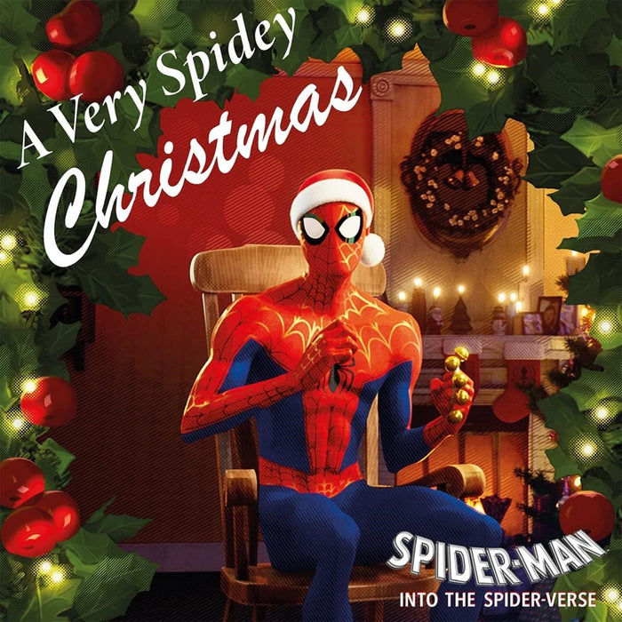 A Very Spidey Christmas 10" Vinyl EP Crystal Clear Colour Picture Disc 2022