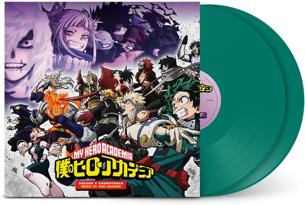 Yuki Hayashi My Hero Academia: Season 6 Original Soundtrack Vinyl LP Teal Colour 2024