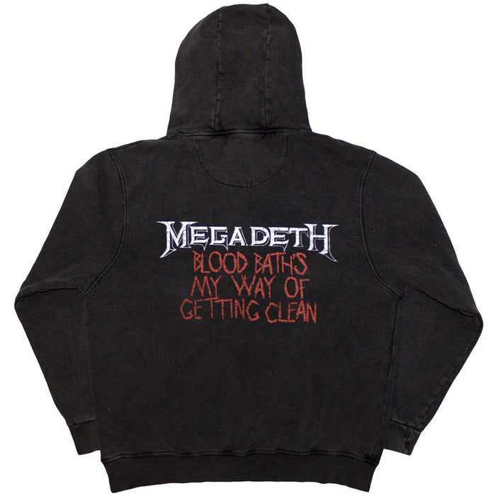 Megadeth Charcoal Grey Large Hoodie