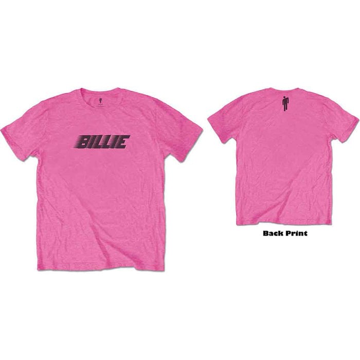 Billie Eilish Racer Logo & Blohsh Pink XX-Large T-Shirt