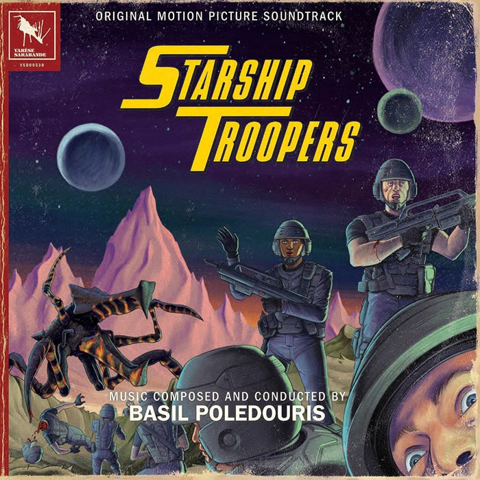 Basil Poledouris Starship Troopers Soundtrack Vinyl LP Deluxe + Poster 2023