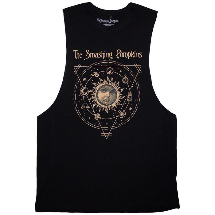 The Smashing Pumpkins Celestial Sun Black XX-Large Tank T-Shirt