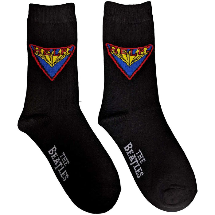 The Beatles Ladies Ankle Socks: Help! (Uk Size 4 - 7)