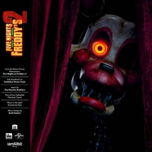 Various Artists Five Nights At Freddys 2 OST Vinyl LP Curtain Red Colour