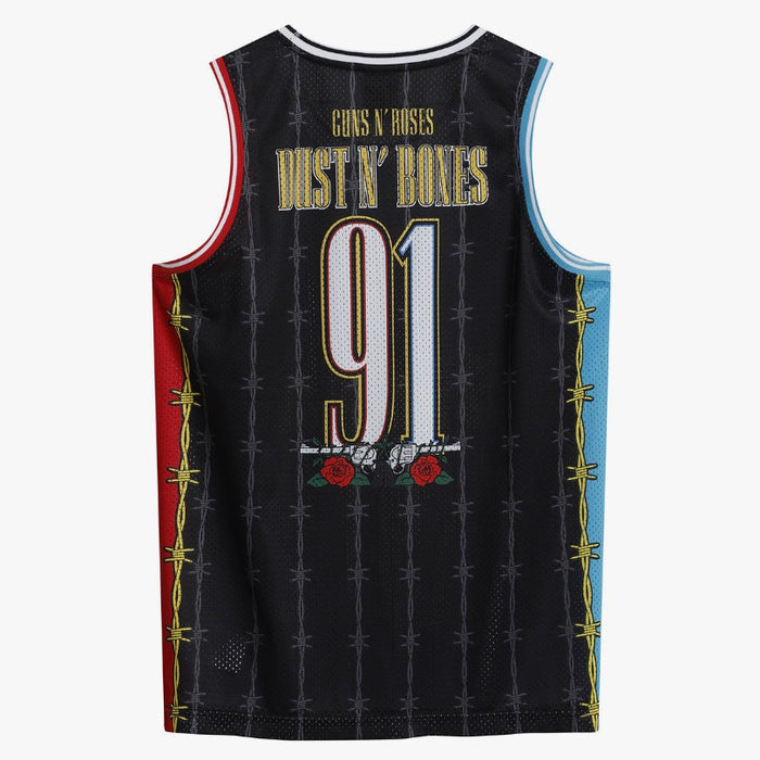 Guns N Roses Dust N Bones Charcoal Basketball Vest X-Small T-Shirt