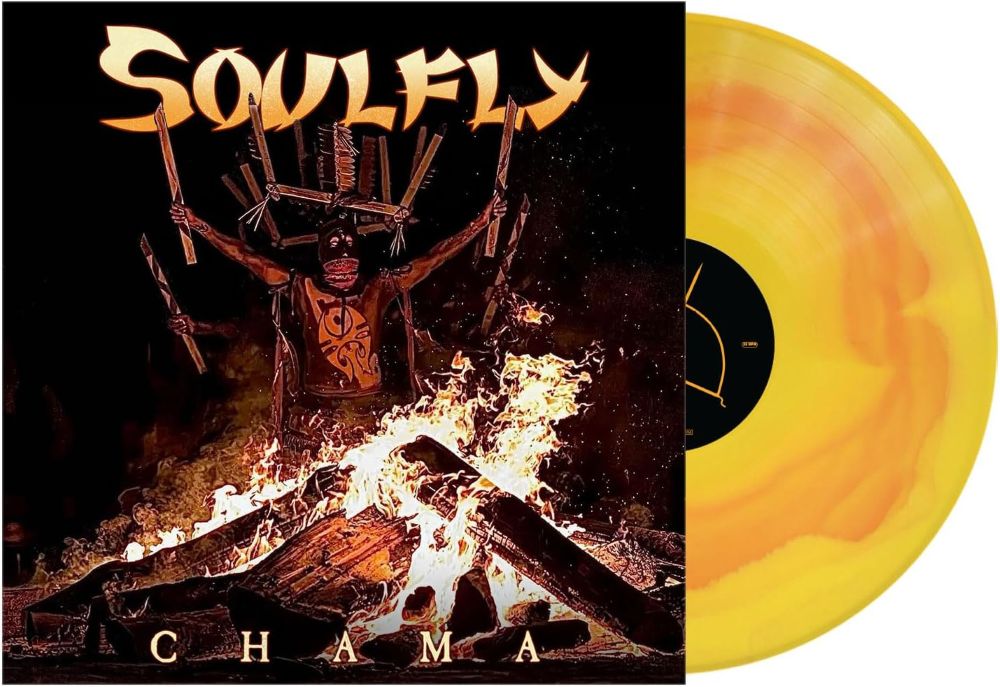 Soulfly Chama Vinyl LP Orange & Yellow Corona Colour 2025