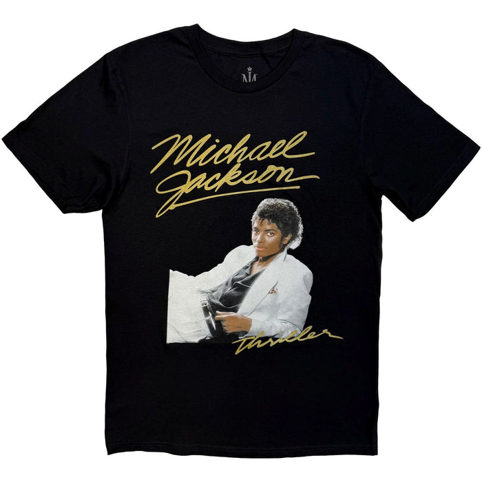 Michael Jackson Thriller White Suit Black XX-Large T-Shirt