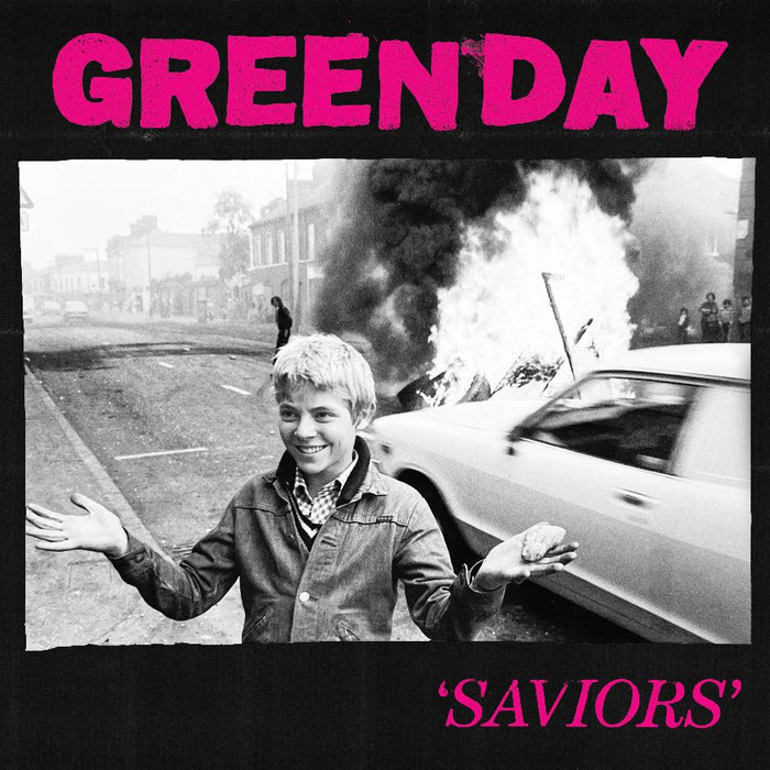 Green Day Saviours Vinyl LP Indies Black & Pink Colour 2024