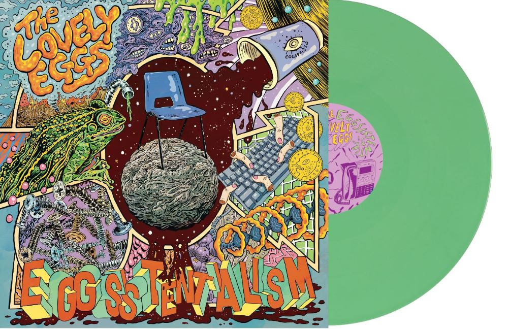 The Lovely Eggs Eggsistentialism Vinyl LP Mind Green Colour 2024