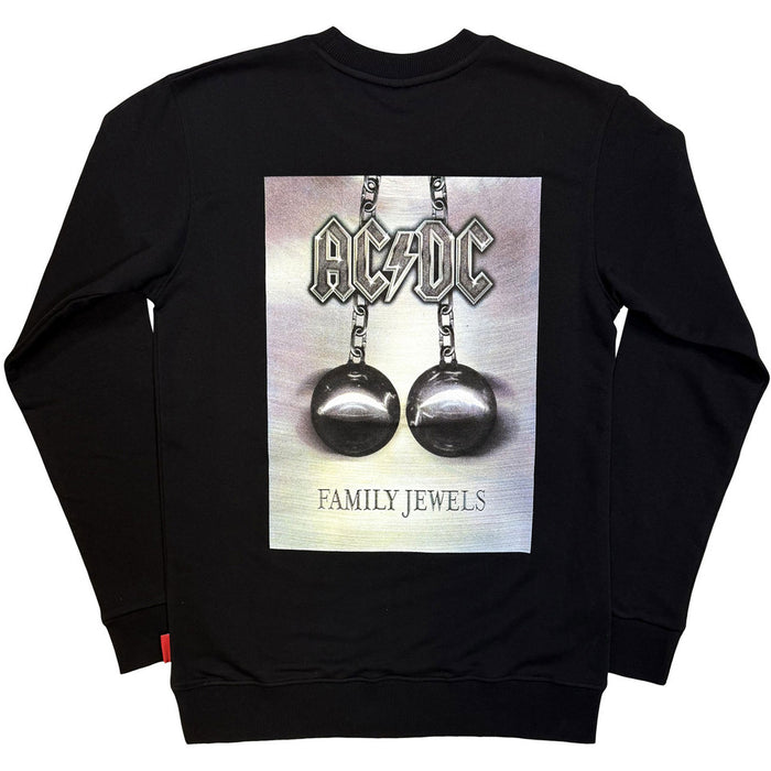 AC/DC Family Jewels Black X-Large Sweatshirt