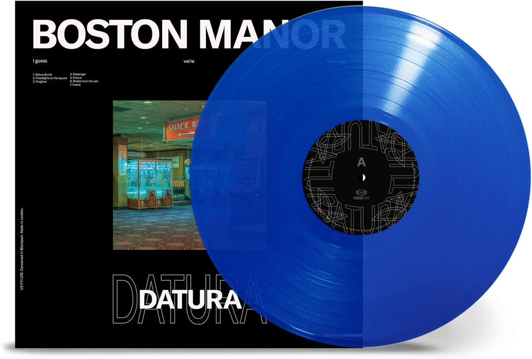 Boston Manor Datura Vinyl LP Transparent Blue Colour 2022