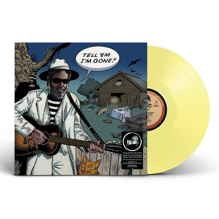Yusuf/Cat Stevens Tell 'Em I'm Gone Vinyl LP Yellow Colour 2025