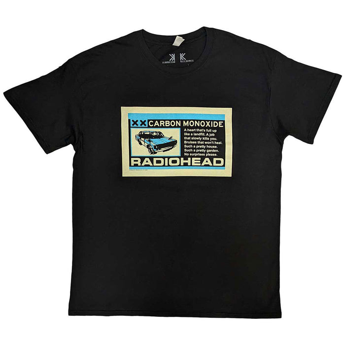 Radiohead Carbon Patch Black XX-Large T-Shirt