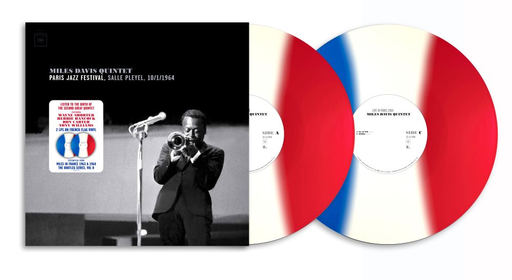 Miles Davis Paris Jazz Festival, Salle Playel 10/1/1964 Vinyl LP French Flag Tricolour 2024