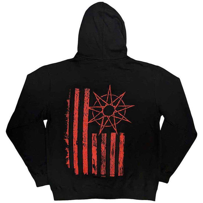 Slipknot 9-Point Flag Small Zipped Hoodie