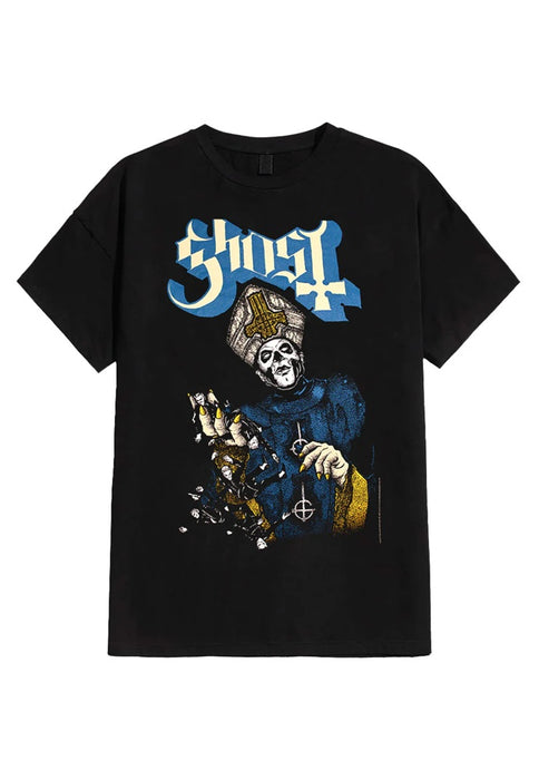 Ghost Papa of the World Black Small T-Shirt