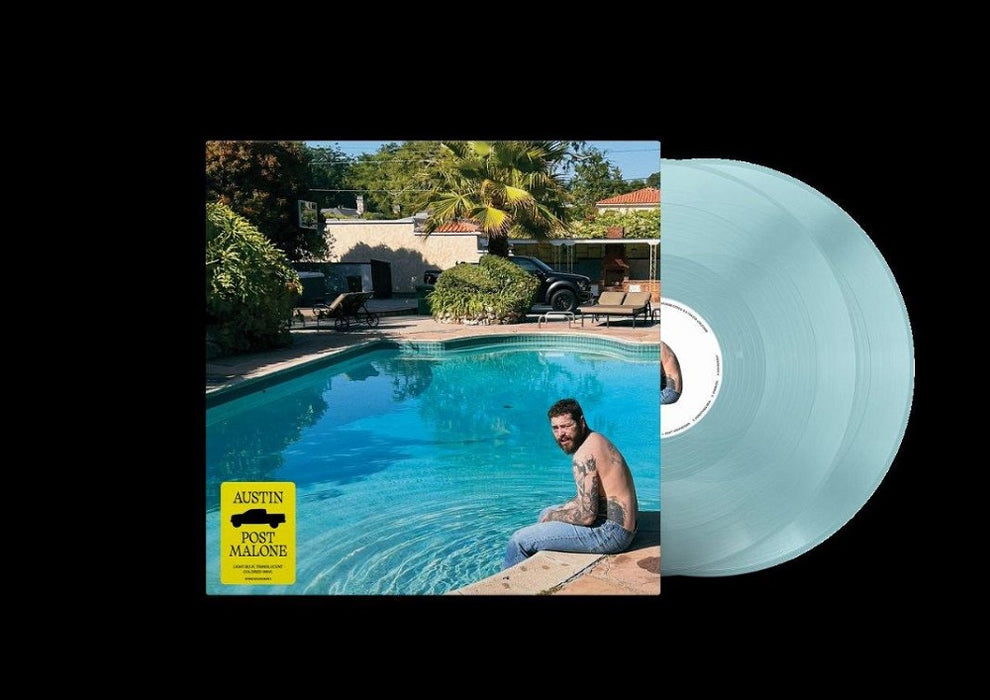 Post Malone Austin Vinyl LP Light Blue Colour 2023