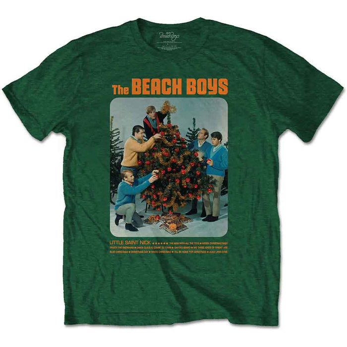 The Beach Boys Christmas Album Green Medium T-Shirt