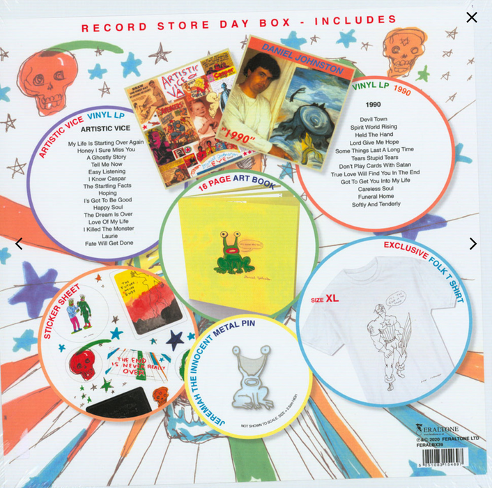 Daniel Johnston The End is Never Really Over Vinyl LP Box Set RSD Aug 2020