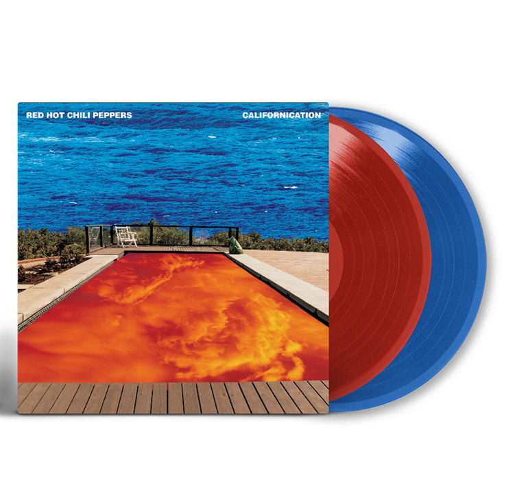 Red Hot Chilli Peppers Californication Vinyl LP Red & Ocean Blue Colour 2024