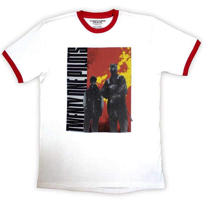 Twenty One Pilots Side Stand Ringer White XX-Large T-Shirt