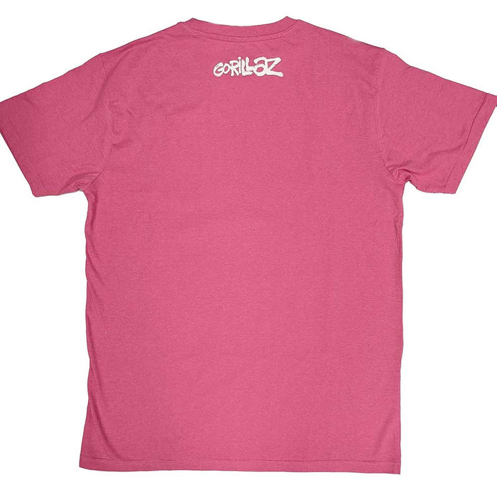 Gorillaz The Static Channel Pink X-Large T-Shirt
