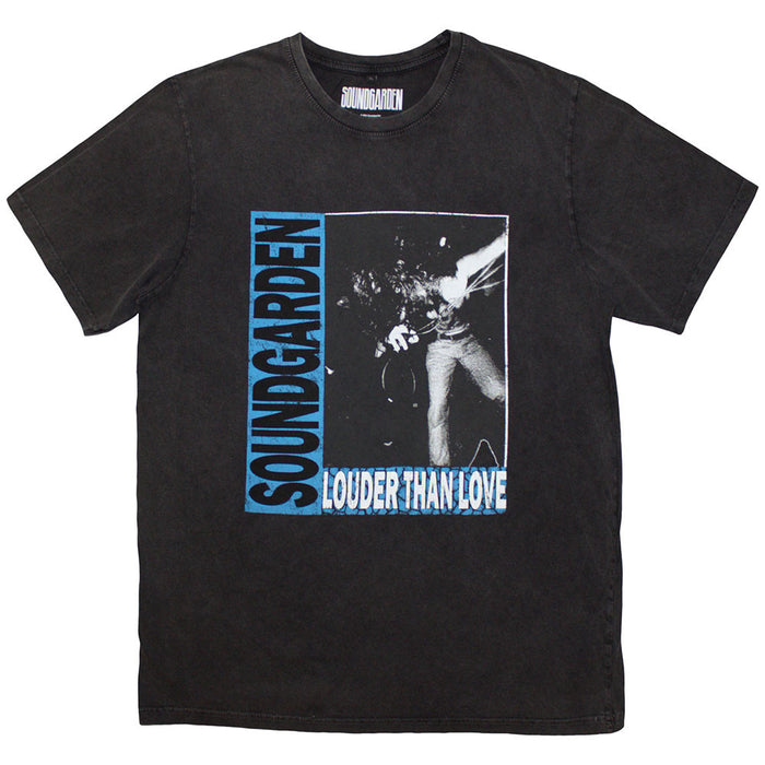 Soundgarden Louder Than Love Stone Wash Charcoal Large T-Shirt